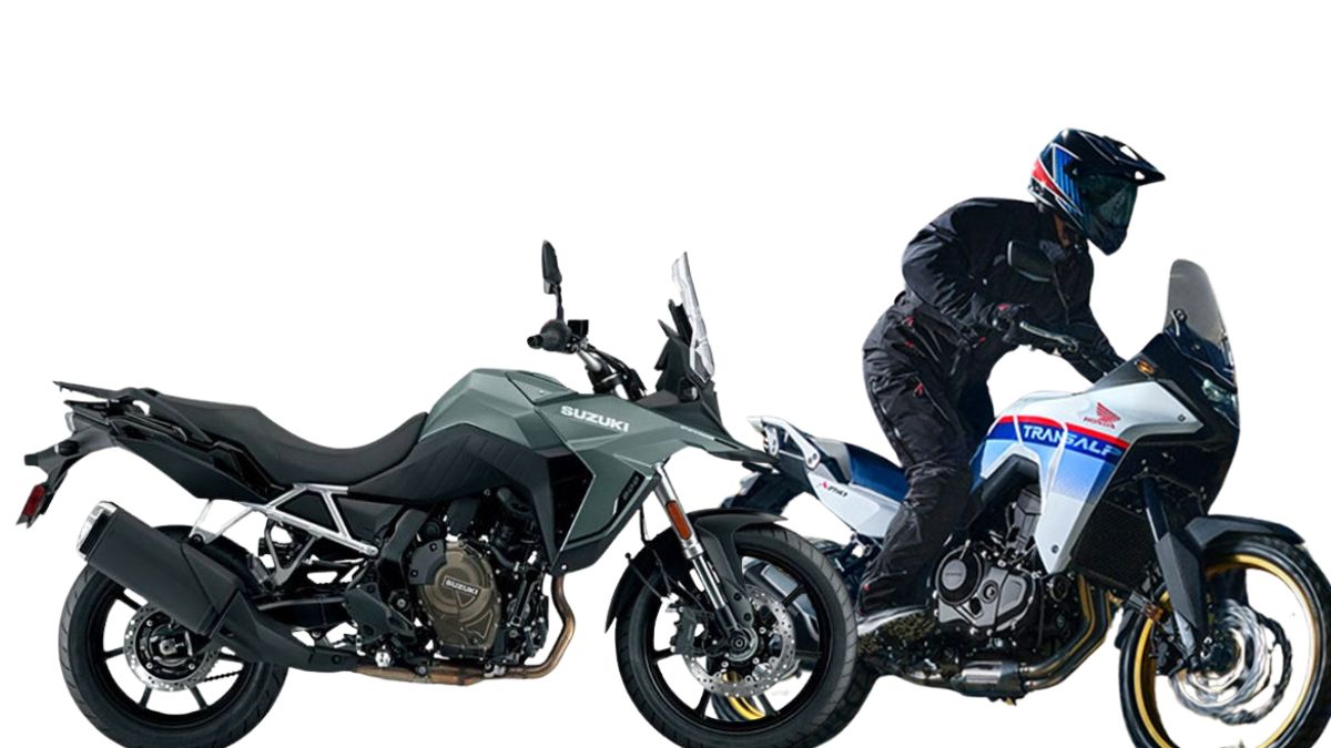 Comparison chart of XL750 vs V-Strom 800DE features