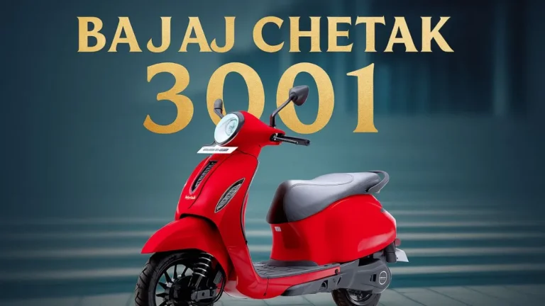 Bajaj Chetak 3001 color LCD display with app connectivity