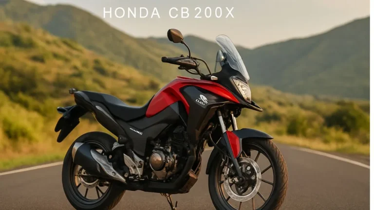 Honda CB 200X digital LCD console with gear position indicator