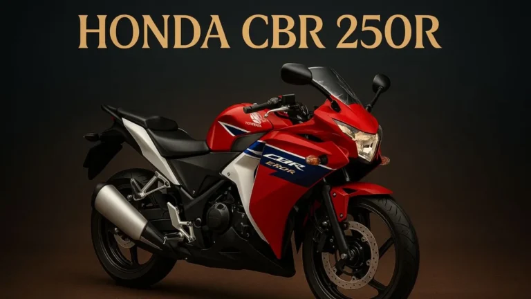 Honda CBR 250R LED tail lights close-up