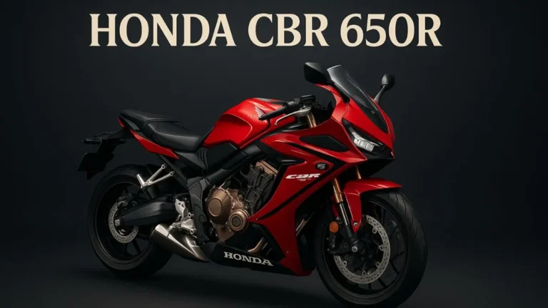 Honda CBR 650R side profile with aggressive design