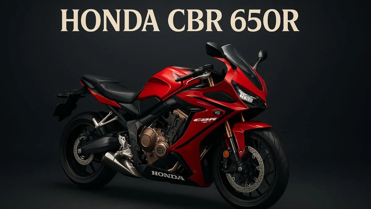Honda CBR 650R side profile with aggressive design