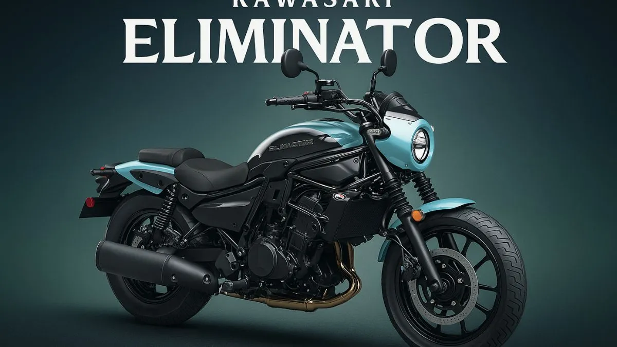 Kawasaki Eliminator side view showcasing classic design