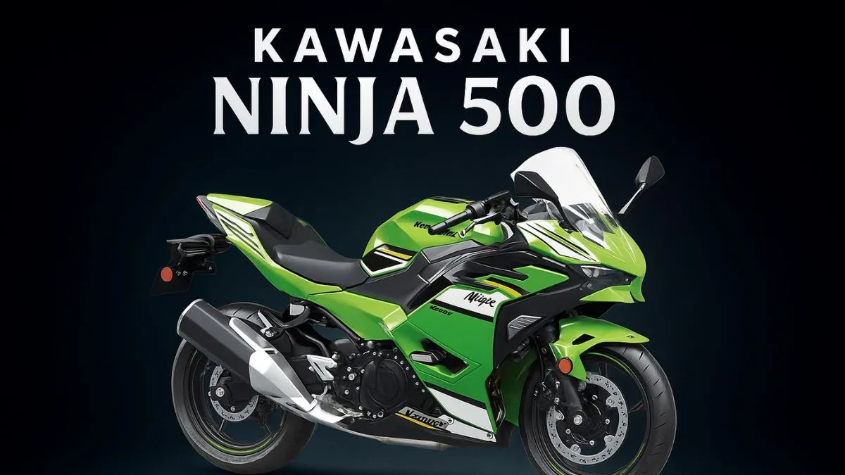 Kawasaki Ninja 500 front LED headlights and sharp design