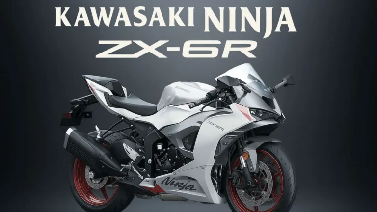 Kawasaki Ninja ZX-6R aggressive design