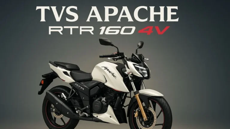 new Apache 160 V4 front view with LED headlamp