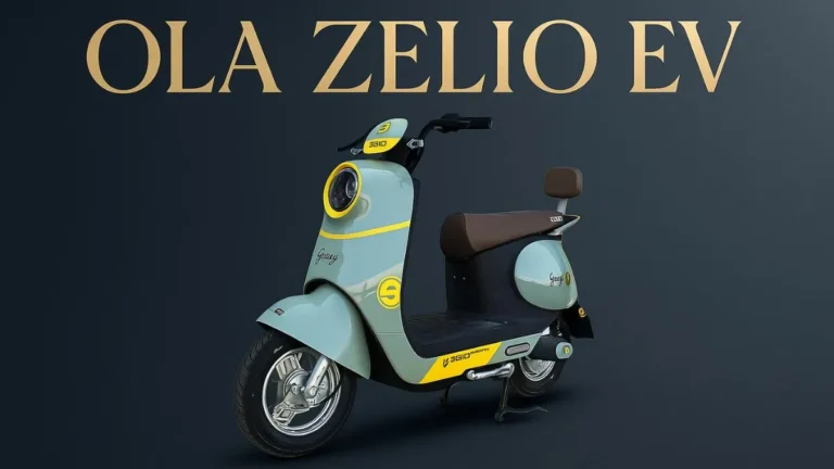 Ola Zelio EV side profile with LED headlamp
