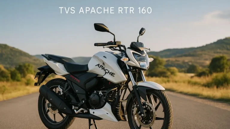 TVS Apache RTR 160 muscular fuel tank design