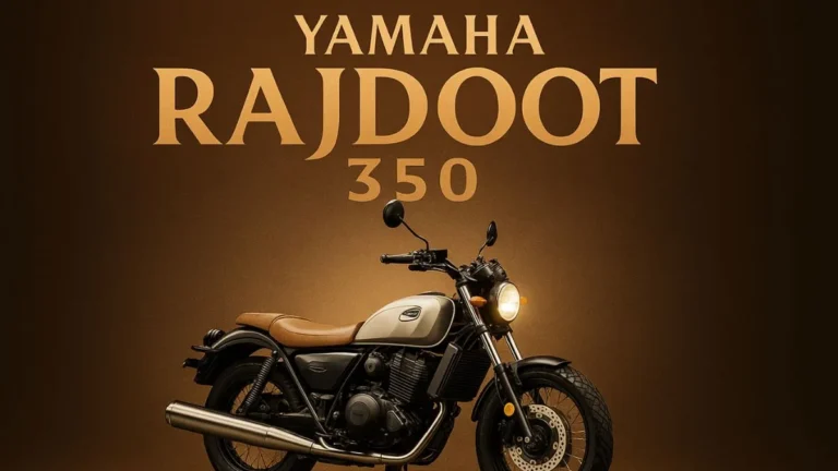 Yamaha Rajdoot 350 classic retro design