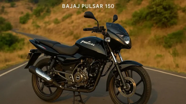 Bajaj Pulsar 150 halogen headlight front view