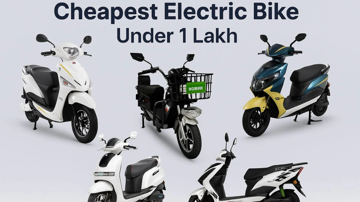 Cheapest Electric Bike in India Under 1 Lakh