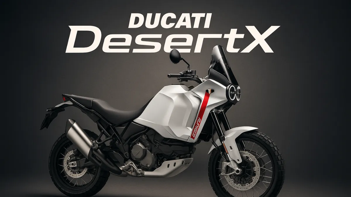 Ducati DesertX price mileage engone space