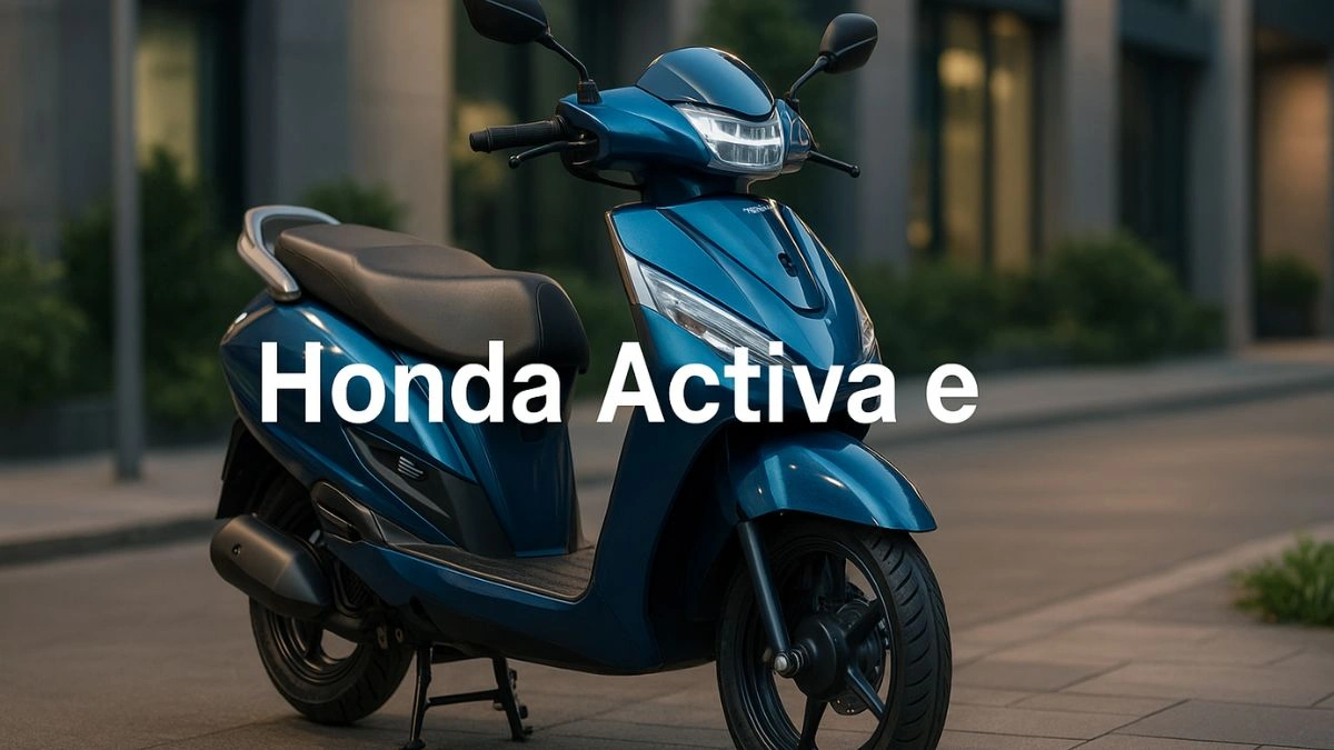 Honda Activa e electric scooter in india