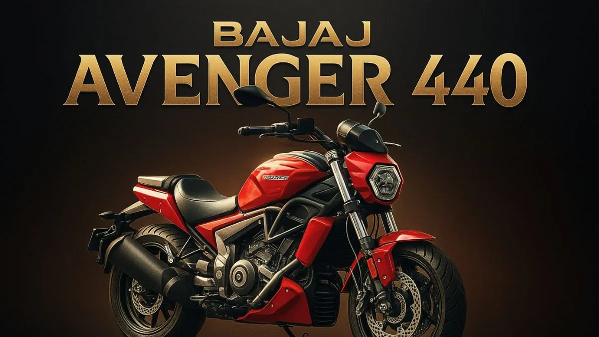 Bajaj Avenger 440 front look with LED headlamp