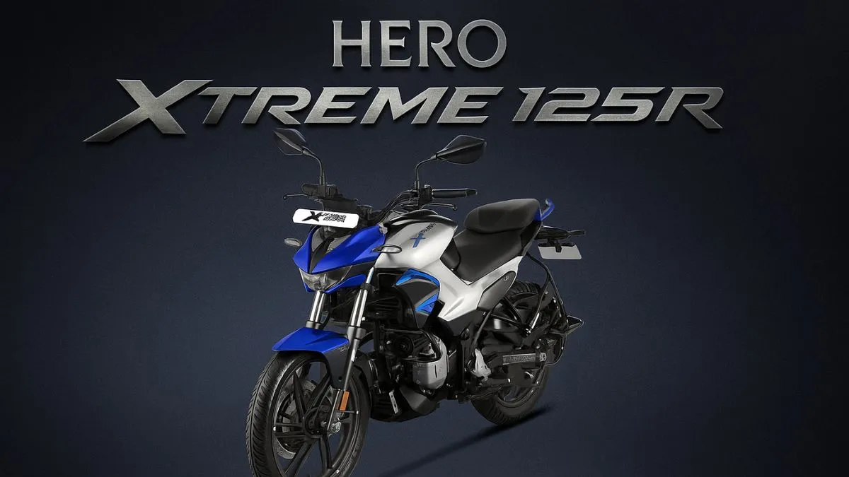 Hero Xtreme 125R 2025 full view with sporty design