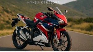 Honda CBR 250 RR side view with LED twin headlights