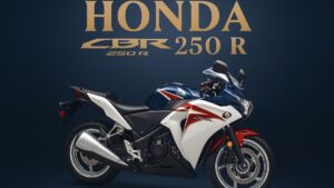 Honda CBR 250R riding shot on highway