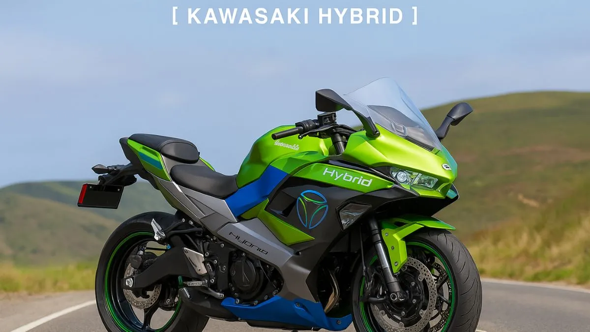 Kawasaki Hybrid full side view with LED lights