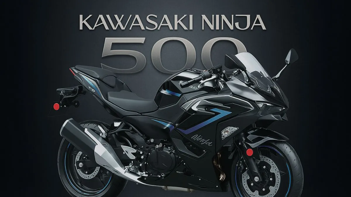 Kawasaki Ninja 500 Front View with LED Headlight