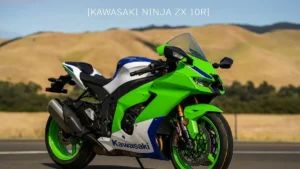 Kawasaki Ninja ZX-10R side view with full fairing design