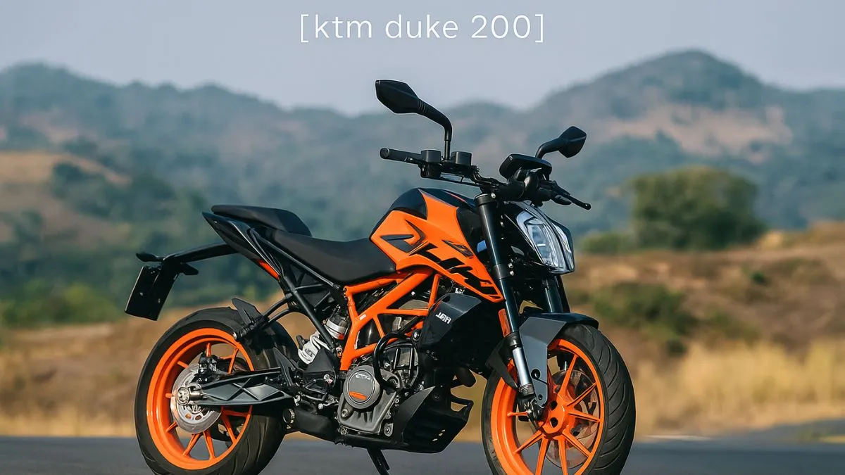 KTM Duke 200 स्टाइलिश स्ट्रीट फाइटर बाइक की पहली झलक