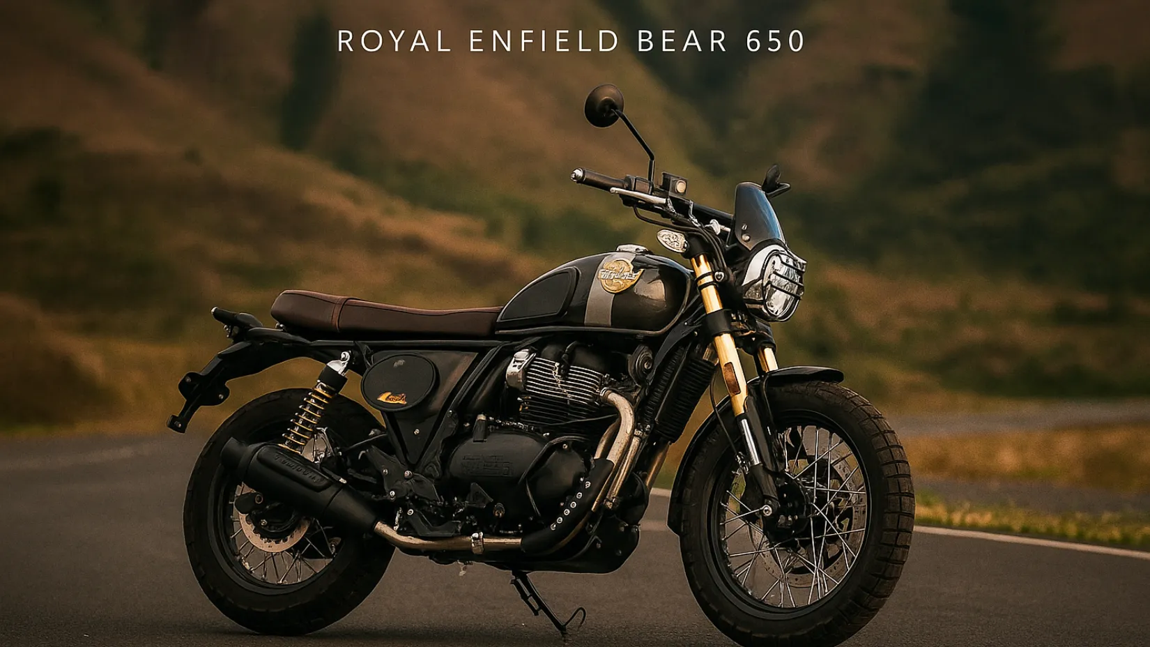 Royal Enfield Bear 650: bike-front-look