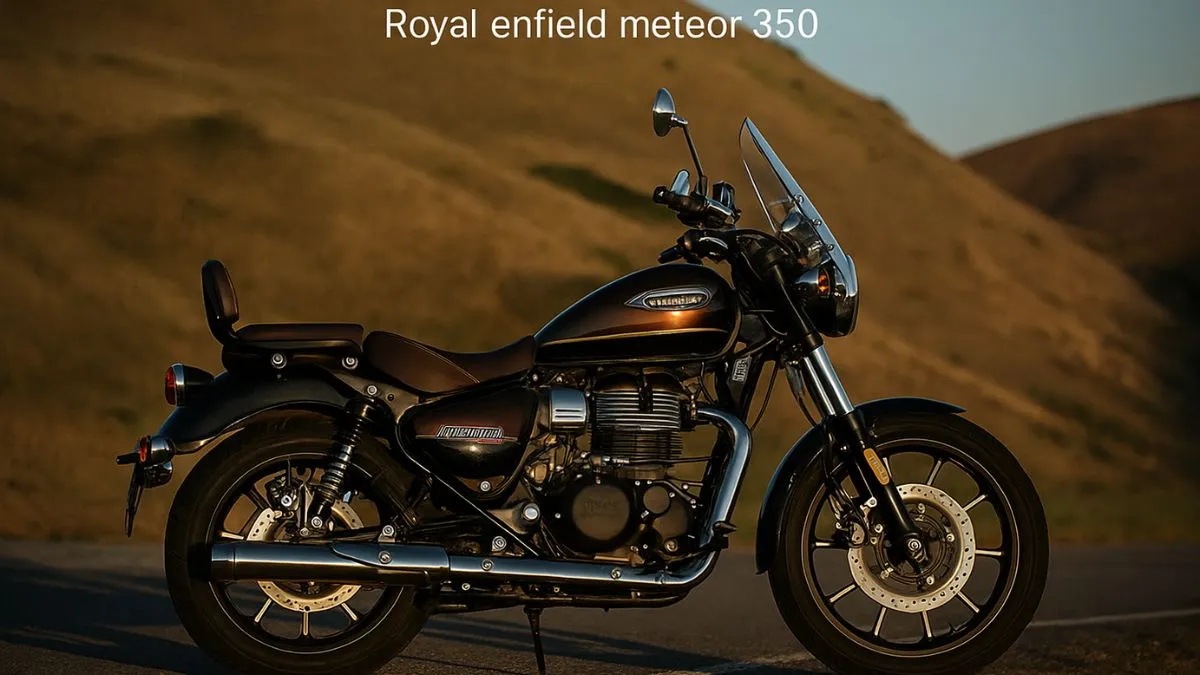 Royal Enfield Meteor 350 क्लासिक क्रूजर बाइक लुक