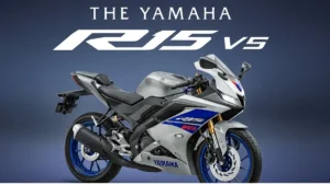 Yamaha R15 V5 Sports Bike Full Side View with Aggressive Design
