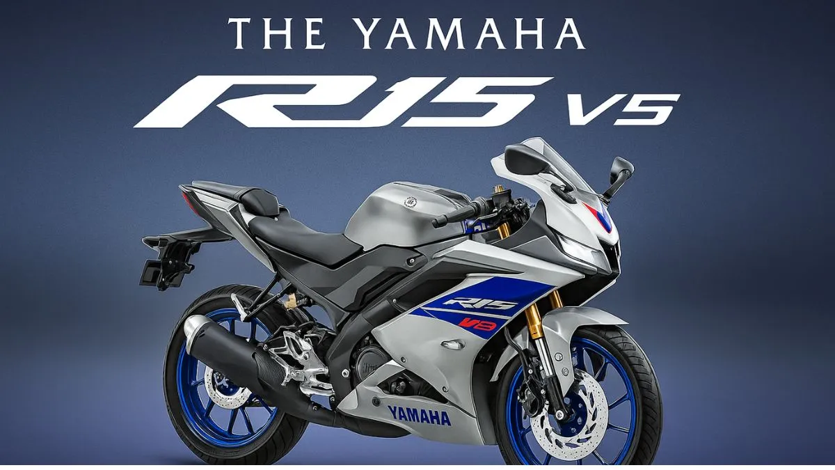 Yamaha R15 V5 Sports Bike Full Side View with Aggressive Design