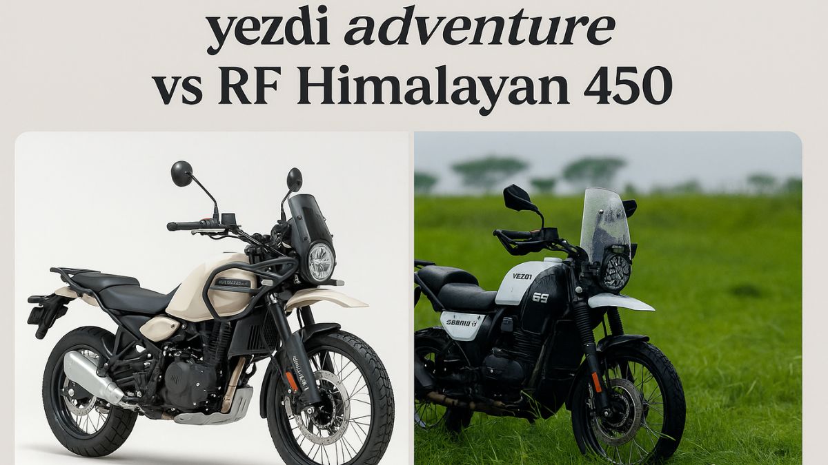 Yezdi Adventure vs Himalayan 450 बाइक की फोटो