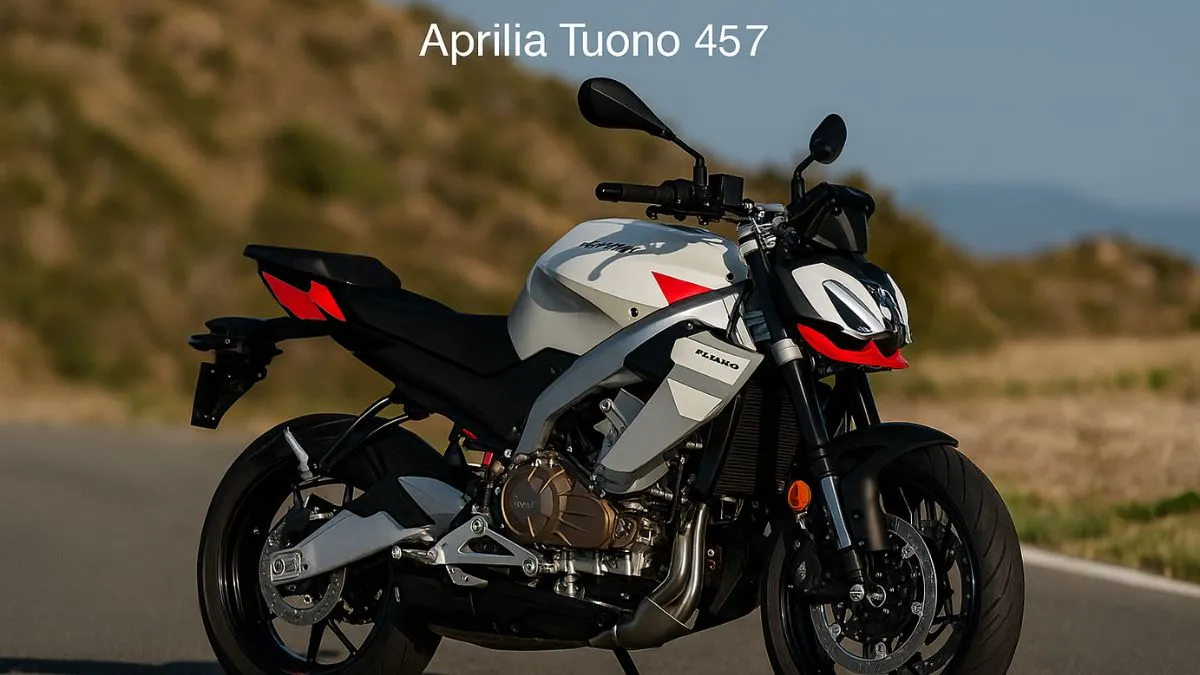 Aprilia Tuono 457 powerful 457cc twin-cylinder engine