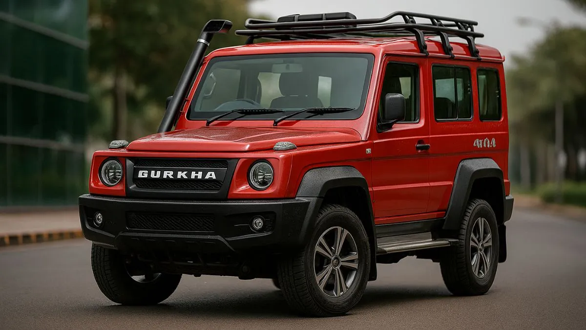 Force Gurkha 5‑Door front look with LED headlamps and bold grille