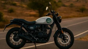 Royal Enfield Hunter 350 front view डिज़ाइन