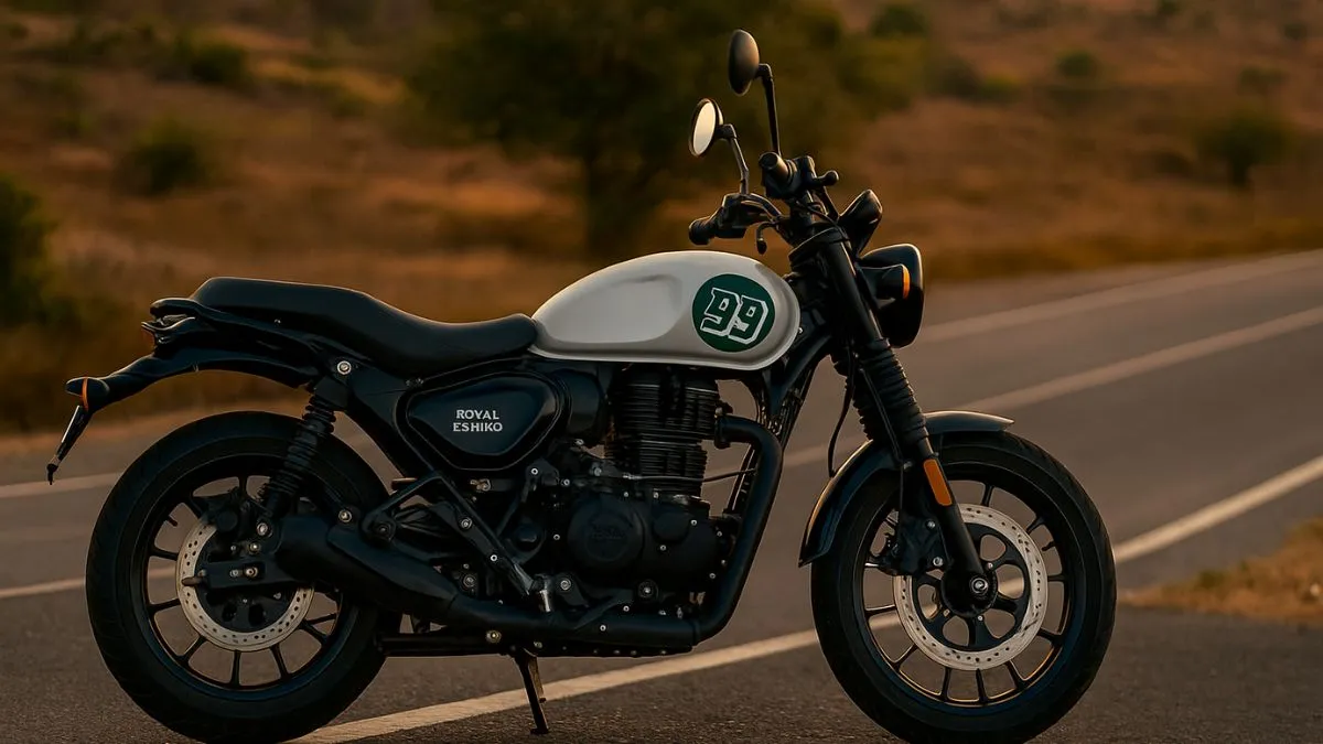 Royal Enfield Hunter 350 front view डिज़ाइन