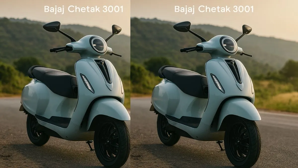 Bajaj Chetak 3001 electric scooter front look