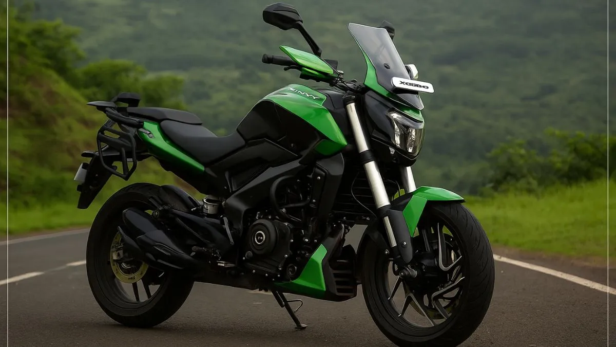 Bajaj Dominar 400 2025 फ्रंट डिज़ाइन एलईडी हेडलैम्प के साथ