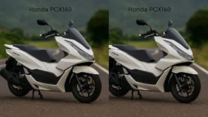 Honda PCX160 2025 Front Design with LED Headlamp