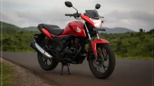 Honda SP160 2025 front LED headlamp with sporty design
