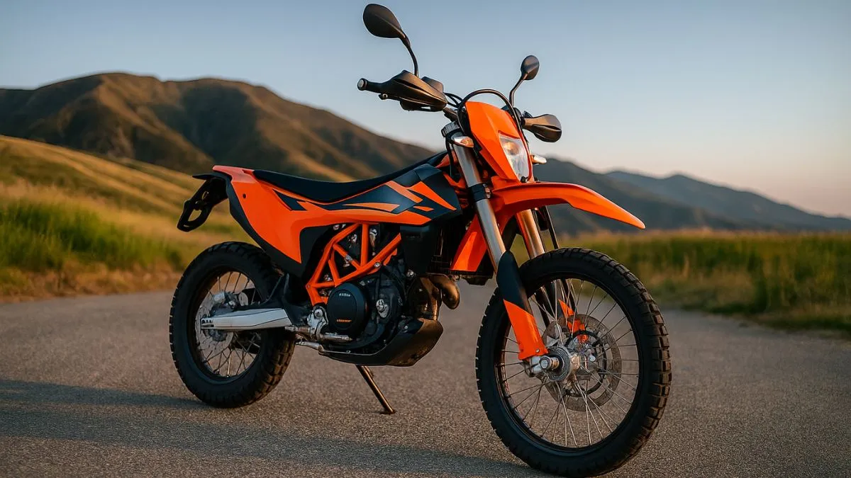 KTM 690 Enduro R frontal डिज़ाइन और स्टाइल