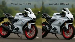 Yamaha R15 V4 फ्रंट व्यू डिज़ाइन