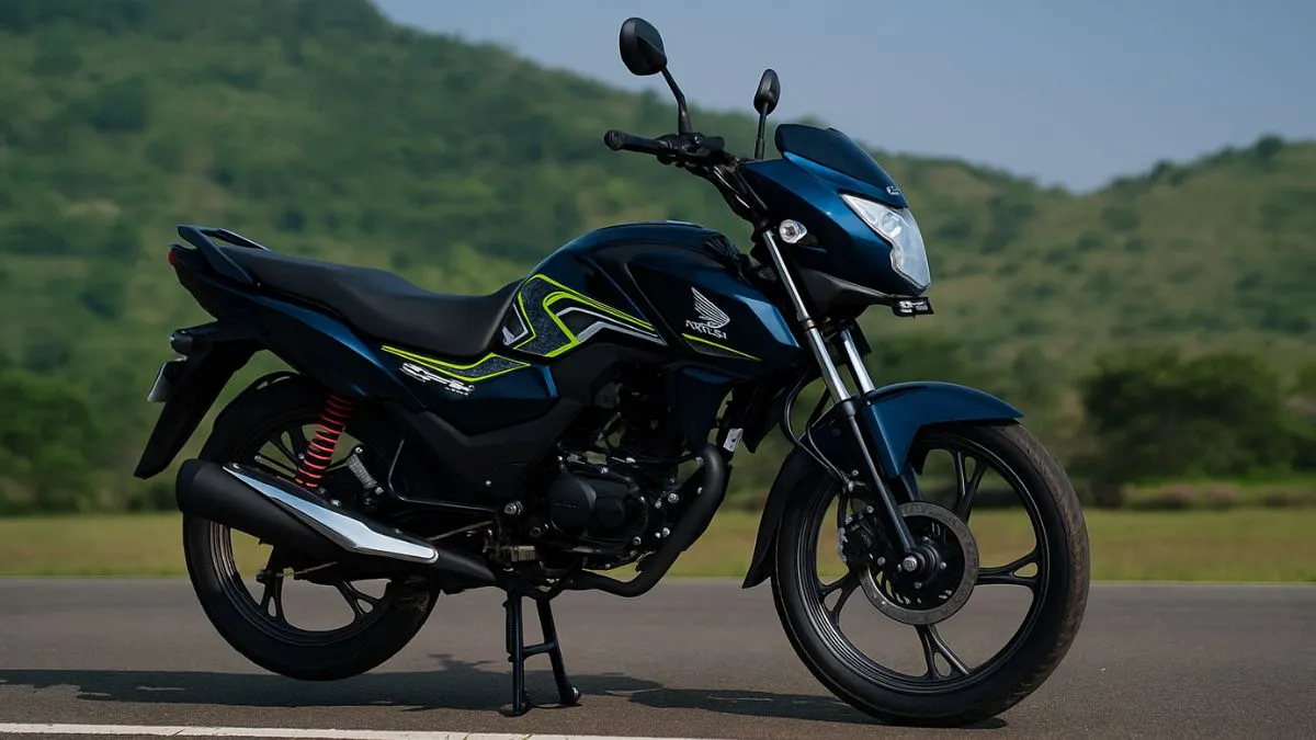 Honda SP 125 2025 new model side view with LED lights