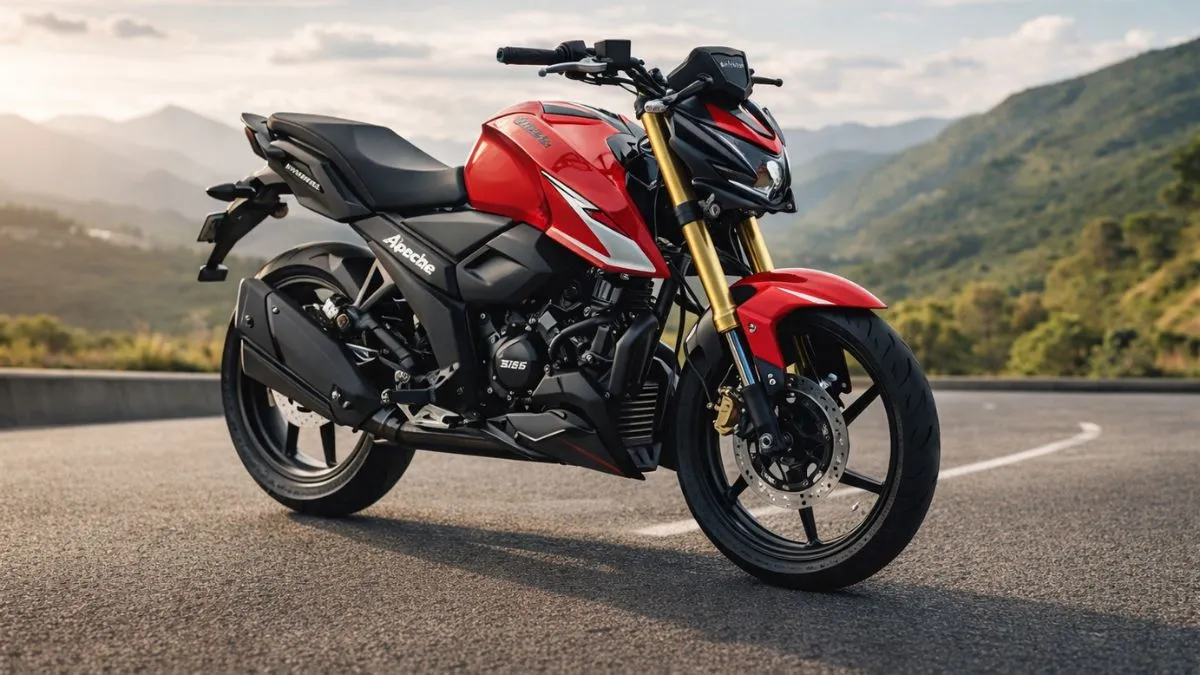 TVS Apache RTR 160V SmartXConnect digital instrument cluster