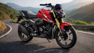 Apache RTR 164V digital instrument cluster and riding modes