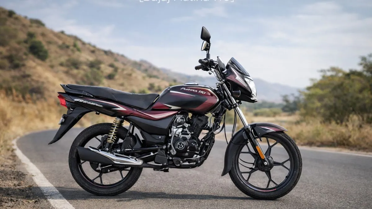 2026 Bajaj Platina 110 Comfort front design with new headlight