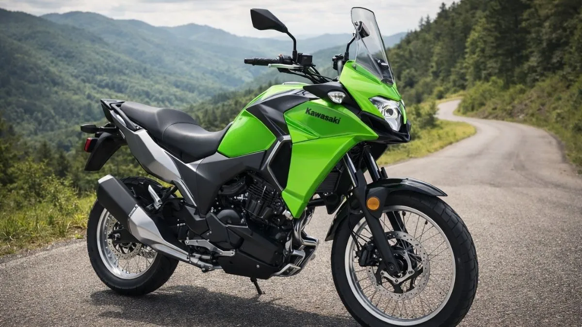 Kawasaki Versys-X 300 adventure touring bike front design